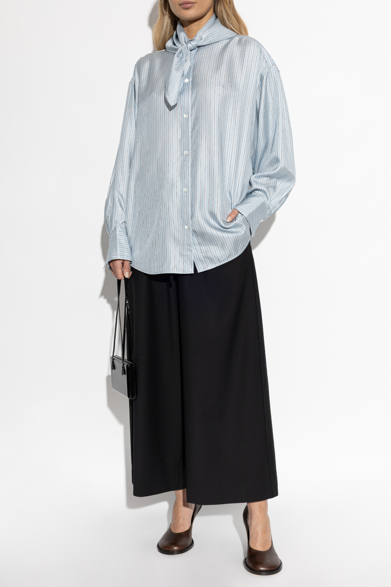 TOTEME Striped silk shirt | Women's | Vitkac